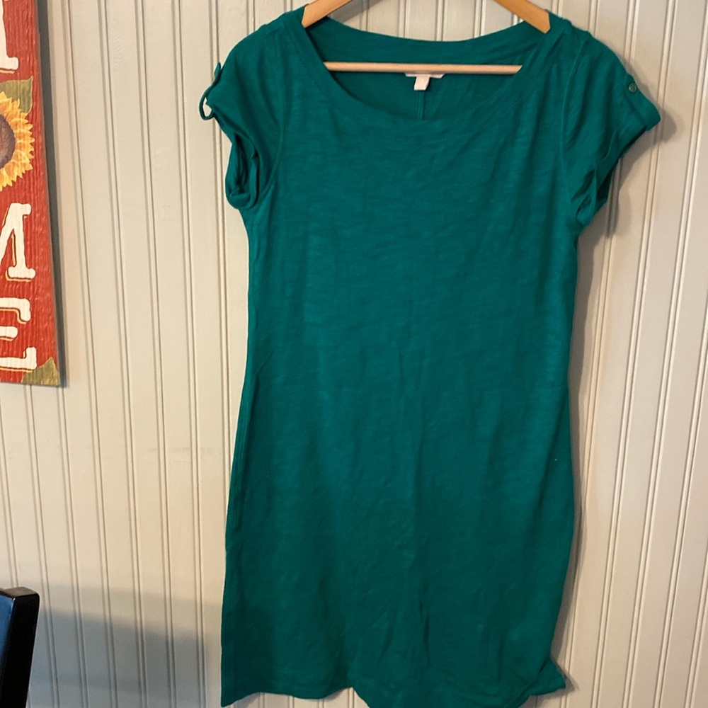 Teal banana republic dress